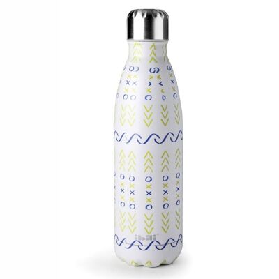 IBILI - Olatu 500 double wall thermos bottle, 18/10 stainless steel, double wall, reusable
