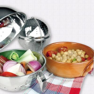 IBILI - 18/10 stainless steel cooking ball 14.50 cm
