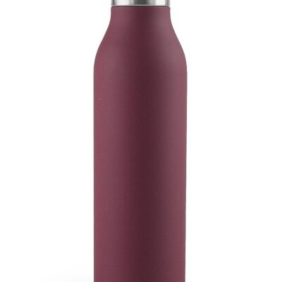 IBILI - Doppelwandige Blatt-Thermosflasche 500 ml, 18/10 Edelstahl, doppelwandig, wiederverwendbar