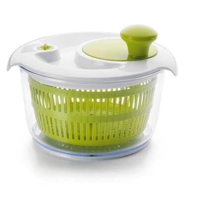 IBILI - Centrifugeuse à Manivelle pour Salades Confort - Antidérapante avec Frein - 20 cm - Efficacité et Confort dans votre Cuisine