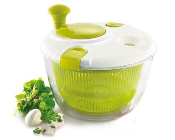 IBILI - Centrifugeuse à Manivelle pour Salades Confort - Antidérapante avec Frein - 24 cm - Efficacité et Confort dans votre Cuisine 6