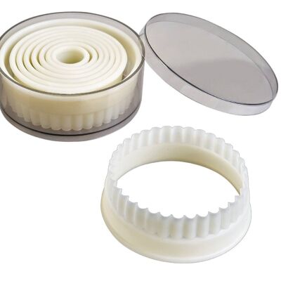 IBILI - Curly round dough cutter (9 pc)