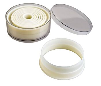 IBILI - Coupe-pâte rond lisse (9 pc) 1