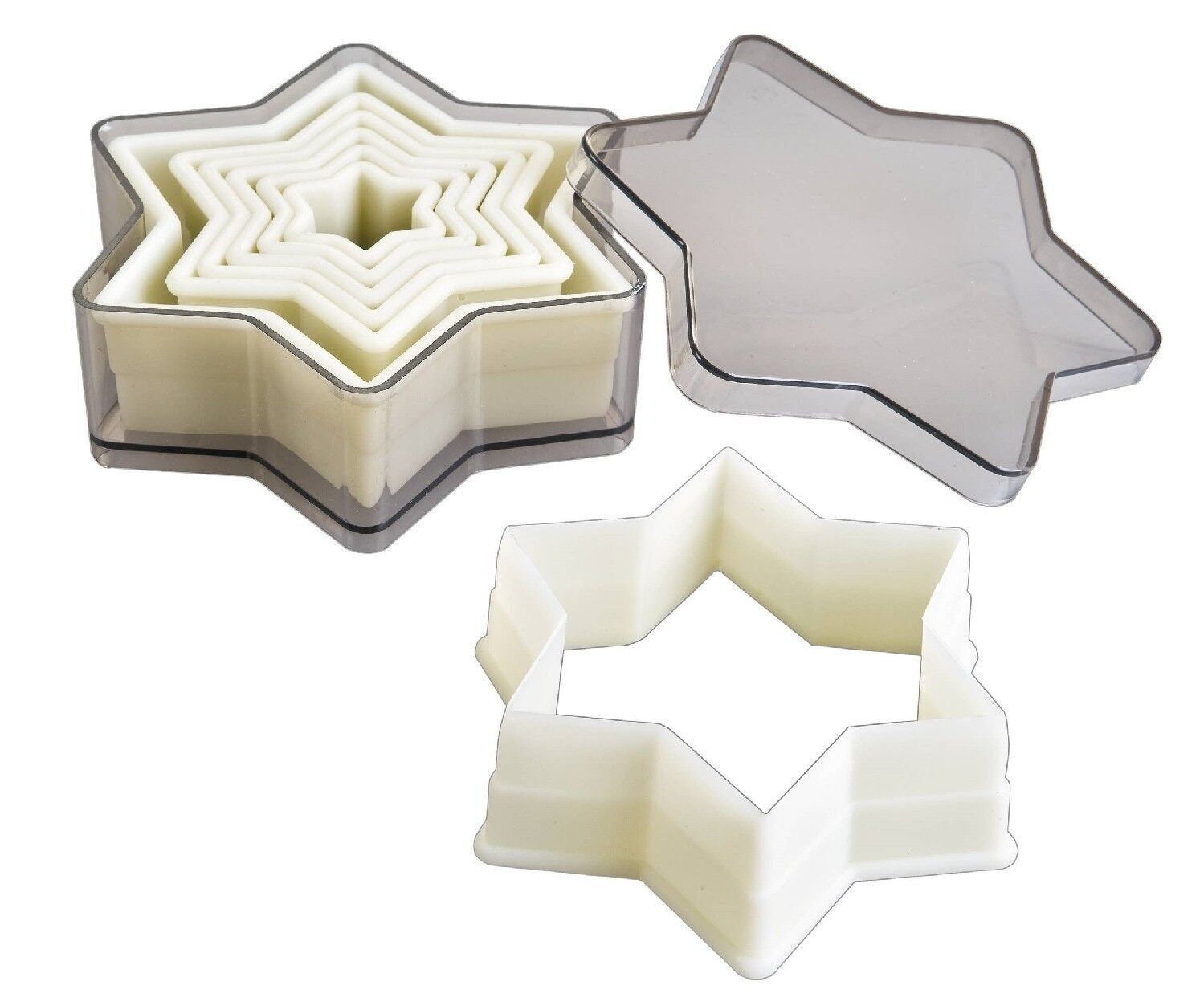 IBILI - Glatter Stern-Teigausstecher (6 Stück)