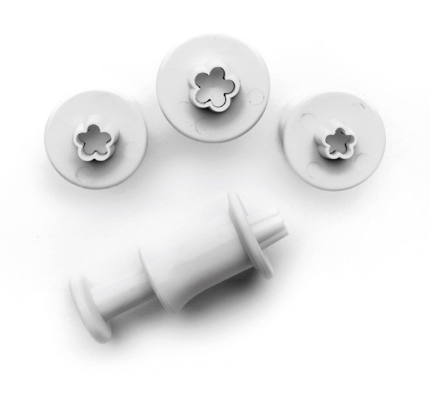 IBILI - Set di 3 taglierine con espulsore fiori