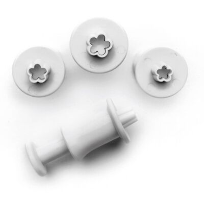 IBILI - Set of 3 cutters with blossom ejector