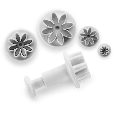 IBILI - Set of 3 cutters with daisy ejector