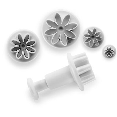 IBILI - Set of 3 cutters with daisy ejector