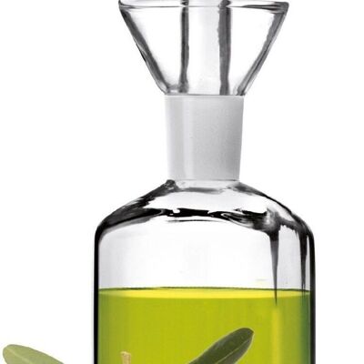 IBILI - Bottiglia per olio quadrata in vetro, Cristallo, 0.25 litri
