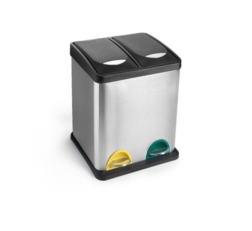IBILI - Cubo para reciclaje 2x15 lt