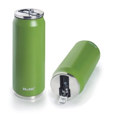 IBILI - Thermo moss can 500 ml, 18/10 Stainless Steel, Double wall, Reusable