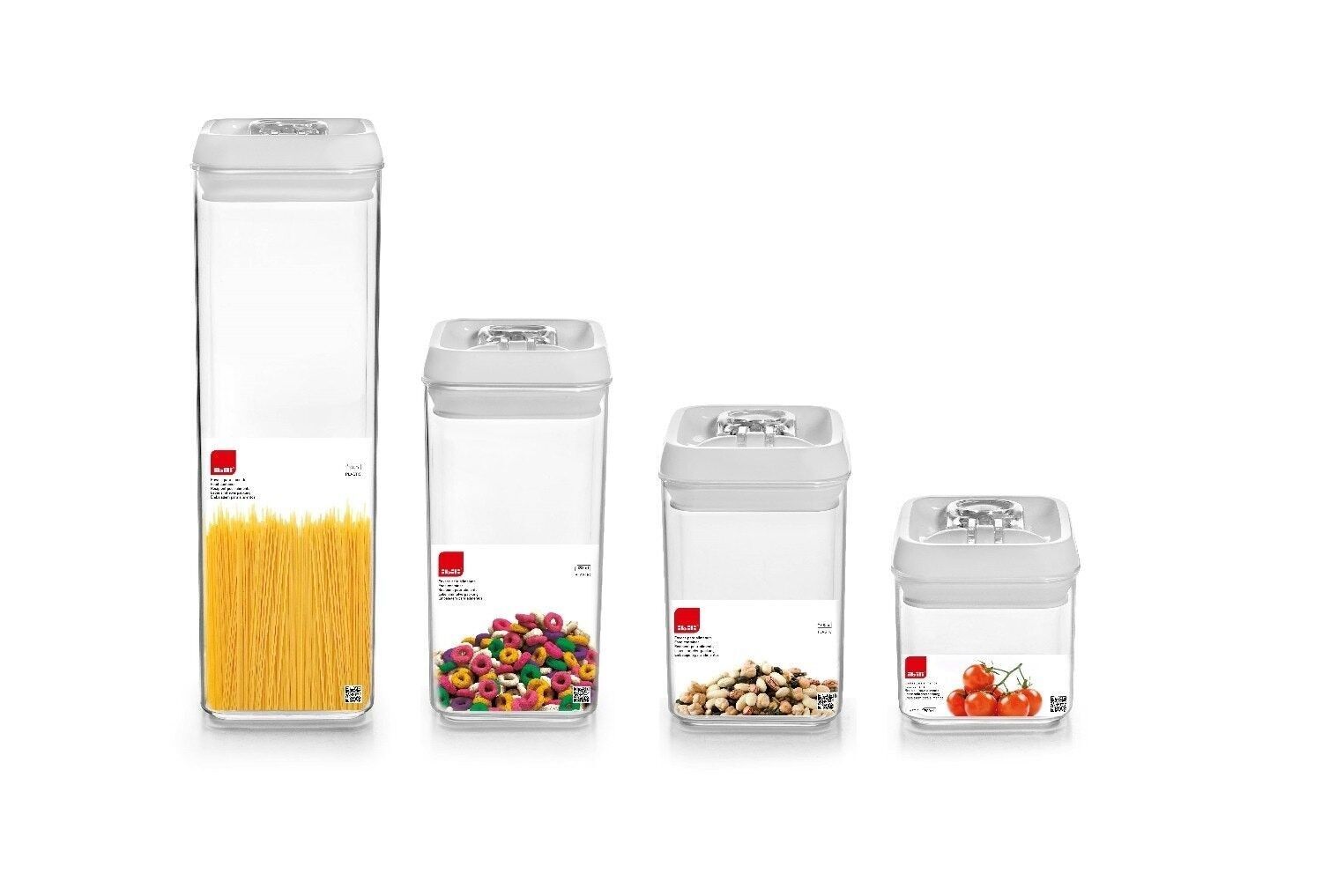 IBILI - Barattolo ermetico quadrato 1200 ml