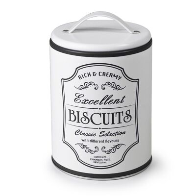 IBILI - White biscuits jar with handle