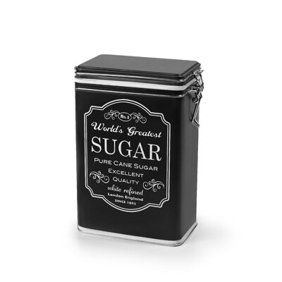 IBILI - Jar with closure black sugar