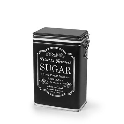 IBILI - Jar with closure black sugar