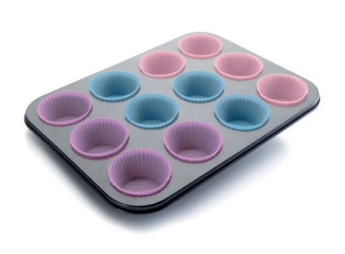 IBILI - Molde muffin 12 cavidades + 12 capsulas