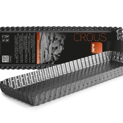 IBILI - Rechteckige perforierte Crousform 35x11