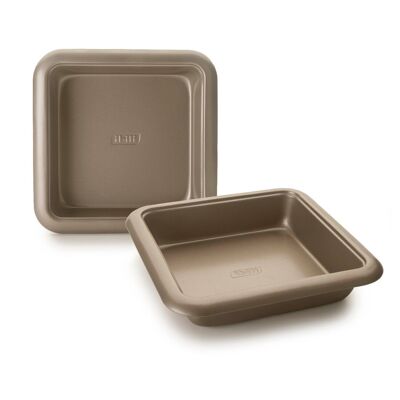 IBILI - Square mold 24 cm golden class