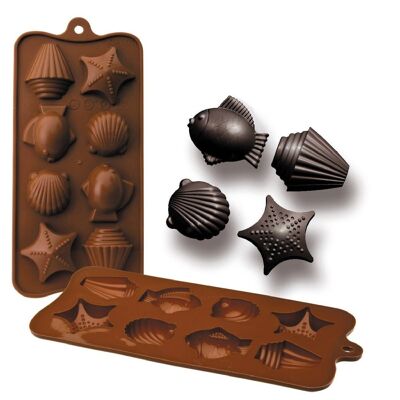 IBILI - Pralinenform aus Silikon mit Meeresschokolade