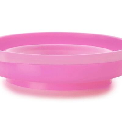 IBILI - 21 cm Foldable Silicone Semicircular Bowl - Compact and Versatile for your Kitchen