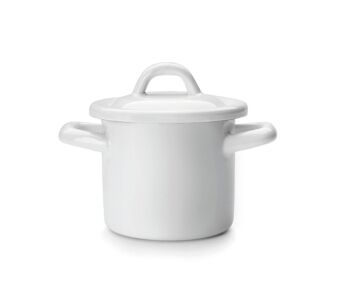 IBILI - Mini pot avec couvercle blanc 10 cm 2