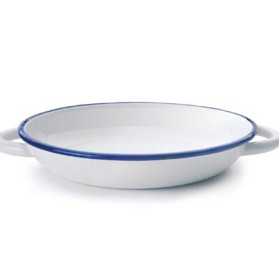 IBILI - Plateau blanc rond avec anses 24 cm