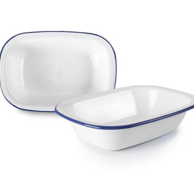 IBILI - Rectangular white dish 27 cm