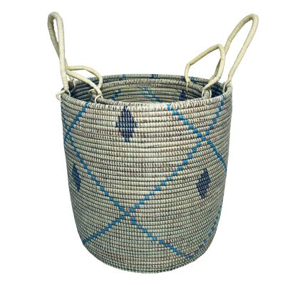 Djibi Edouard - 2 blue baskets