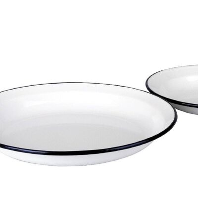 IBILI - Deep white plate 32 cm