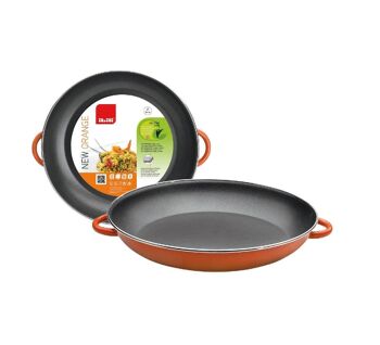 IBILI - Poêle à paella orange 30 cm, acier émaillé vitrifié, 4 portions, compatible induction 2