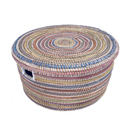 Ndeute - Set of 3 multicolored baskets