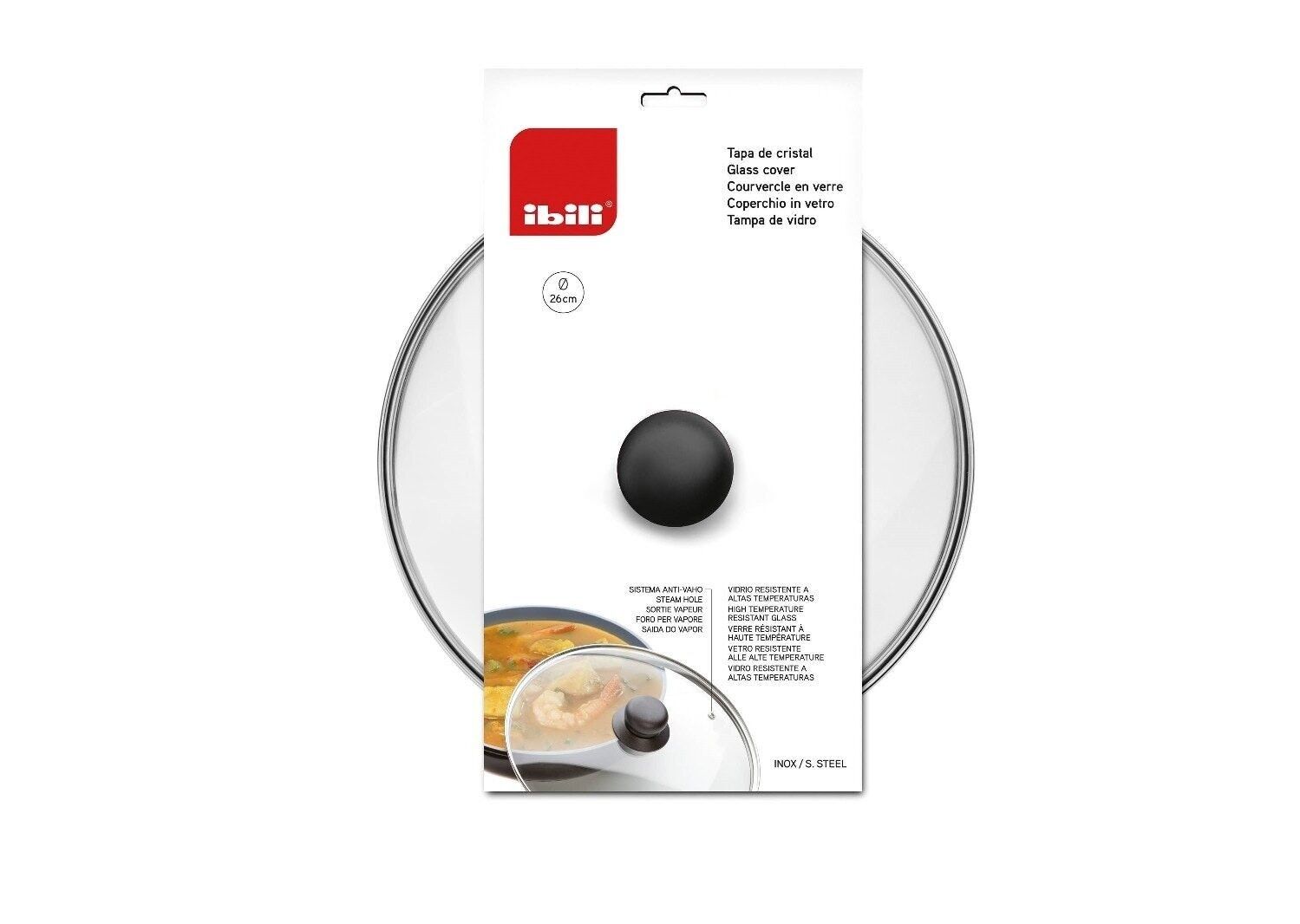 IBILI - Piano in vetro 16 cm