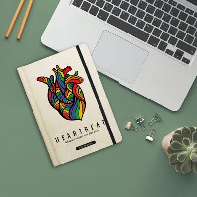Notebook Nari Pride Collection “Heartbeat”, dotted