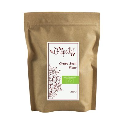 Grapoila Grape Seed Flour Organic 19,5x15x4 cm