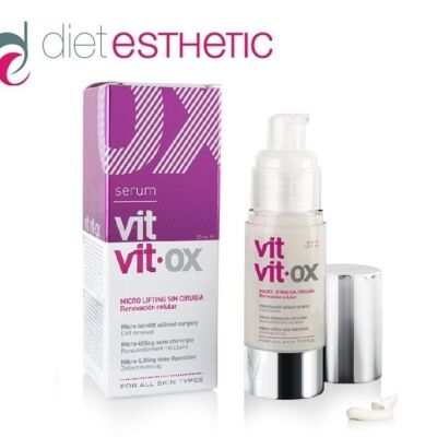 VIT VIT OX - Sérum Microlifting Facial Sin Cirugía, 30 ml