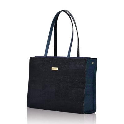 CLASSY NERO-BLU MARINO, Borsa da lavoro 17″