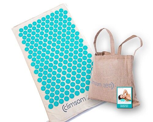 Tapis d'acupression Climsom Zen bio - bleu