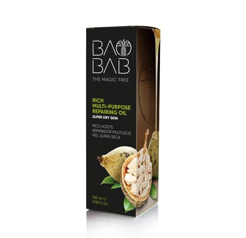 Multipurpose Restorative Face, Body & Hair Baobab Oil, 100 ml