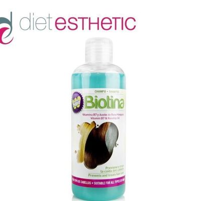Biotina - Shampooing anti-chute de cheveux à l'huile de rose musquée et à la vit. B7, 250 ml