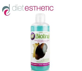 Biotina - Shampooing anti-chute de cheveux à l'huile de rose musquée et à la vit. B7, 250 ml