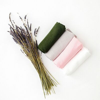 Natural linen kitchen towel