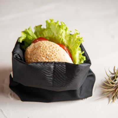 Water resistant lunch bag for loose products, sandwiches