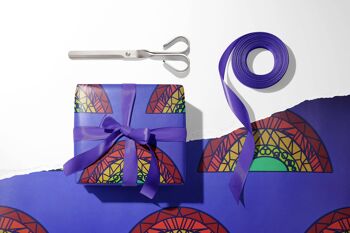 Papier Cadeau Arc-en-Ciel - Violet