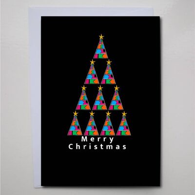 Multi Christmas tree card