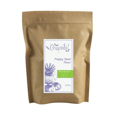 Grapoila Poppy Seed Flour Organic 19,5x15x4 cm
