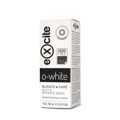 EXCITE O-WHITE - Eau de Javel & Soin Zones Intimes, 50 ml