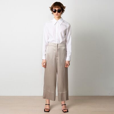 Freedom trousers greige cropped