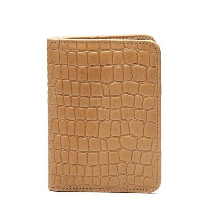 Rio Croco Passport Case Sand