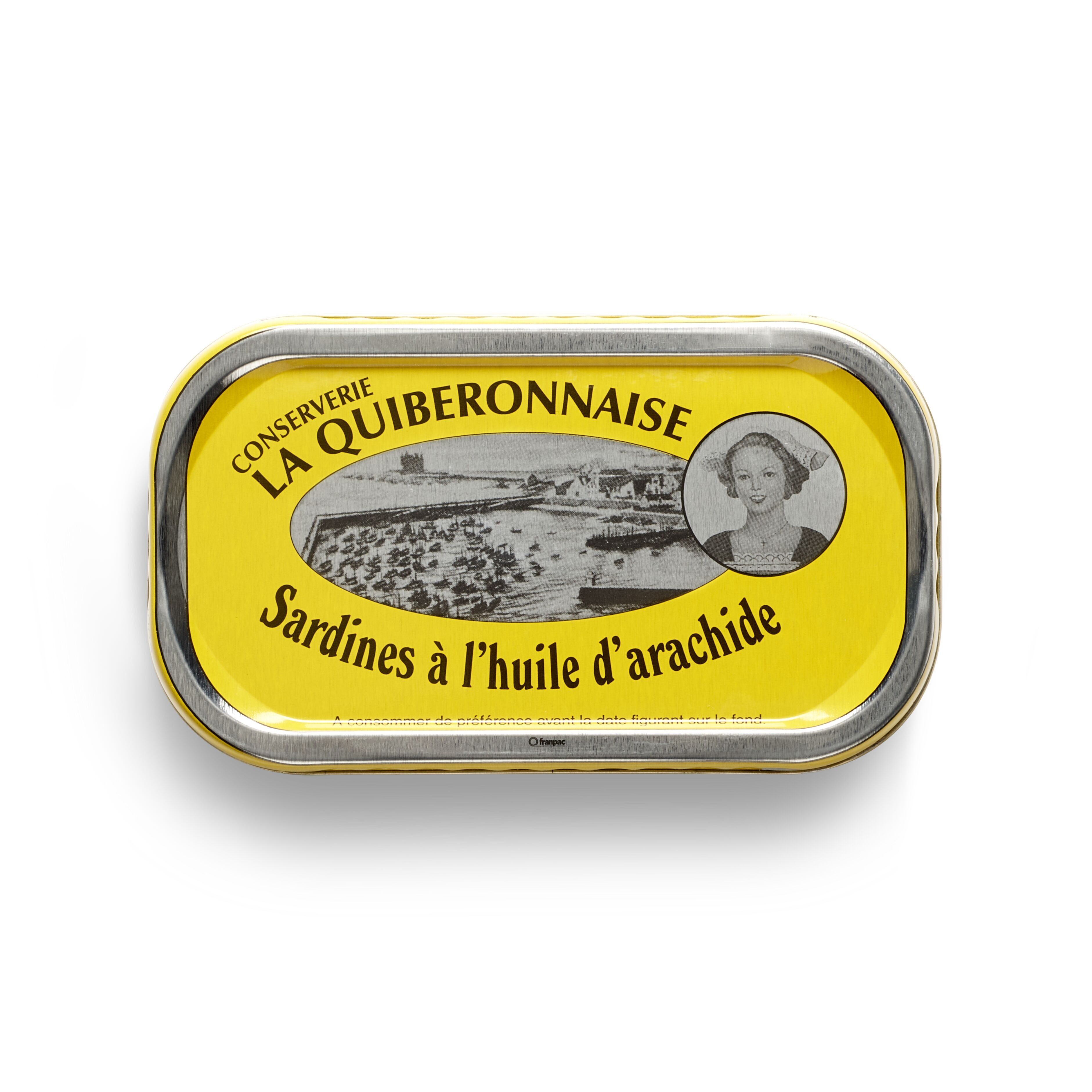 Can of sardines in peanut oil 69gr (3 to 4 sardines)