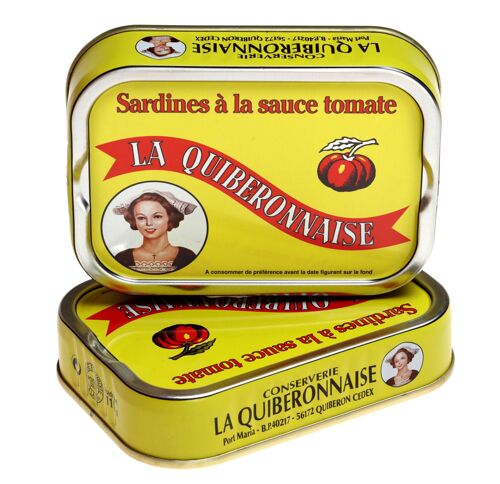 Sardines à la tomate ( format classique 4 à 6 sardines)